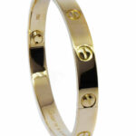 Cartier Love Bracelet Size 16cm 18k Yellow Gold & Papers B6035516