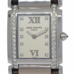 Patek Philippe Twenty~4 18k White Gold Diamond Ladies Watch 24 B/P '02 4920G-010