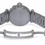 Cartier Pasha C Steel Salmon Grid Dial Ladies 35mm Automatic Watch W31024M7 2324