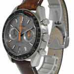 Omega Speedmaster Racing Steel Gray/Black Mens 44.25mm Watch 329.32.44.51.06.001
