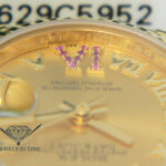 Rolex Datejust President 18k Yellow Gold Ruby VI Ladies 26mm Watch 179178