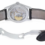 Patek Philippe Calatrava 6000 18k White Gold Black Dial Mens 37mm Watch BP 6000G
