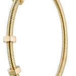 Cartier Ecrou Bracelet 18k Yellow Gold Screw Nut Bangle Size 20 B/P B6063820