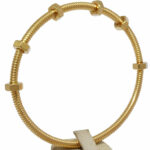 Cartier Ecrou Bracelet 18k Yellow Gold Screw Nut Bangle Size 20 B/P B6063820
