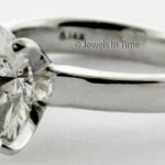 Diamond Ring Ladies Round Brilliant 4.32 CT 14k Gold Size 6.25 GIA Certificate