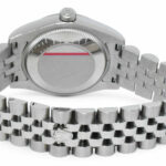 Rolex Datejust Steel 18k Gold Bezel Black Dial Ladies 31mm Watch G 178274