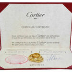 Cartier Constellation Trinity 18k Yellow Gold Diamond Ring Size 47 Box/Papers