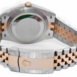 NEW Rolex Datejust 41 18k Rose Gold/Steel Sundust Dial Watch B/P '20 126301
