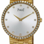 Piaget Dancer Traditional 18k Yellow Gold Diamond 32mm Manual Watch P10491