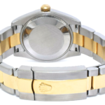 Rolex Datejust 18k Gold/Steel Blue Vignette Diamond Ladies 31mm Watch 178273