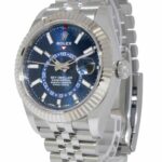 NEW Rolex Sky-Dweller 18k WG/Steel Blue Dial 42mm Jubilee Watch B/P '22 326934