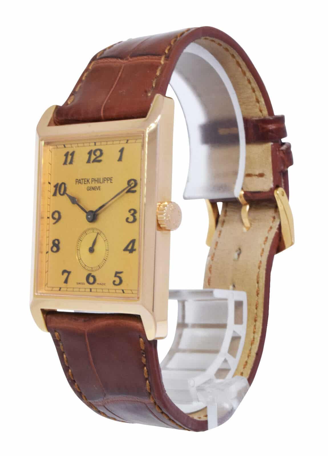 Patek Philippe Mens 5109 Gondolo 18k Rose Gold Watch Box/Papers 5109R