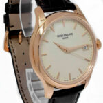 Patek Philippe Calatrava 18k Rose Gold Automatic Mens Watch Box/Papers '20 5227R