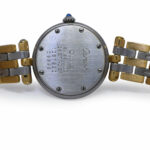 Cartier Panthere Vendome 3 Row 18k Gold/Steel Ladies 24mm Quartz Watch 1057920