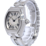 Cartier Roadster Stainless Steel Silver Dial Ladies Quartz Watch 2675