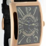Franck Muller Mens Long Island Retrograde 18K Rose Gold Wrist Watch 1100 DS R