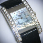Chopard Your Hour 18k White Gold Diamond MOP Dial Ladies Quartz Watch 13/6845