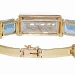 Ladies Quartz Bracelet 14k Yellow Gold 7.25"