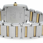 Cartier Tank Francaise Small 18k Yellow Gold/Steel Ladies Quartz 20mm Watch 2384
