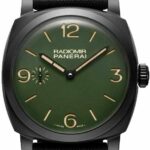 Panerai Radiomir PAM 997 Military Green Dial Ceramic 48mm Watch B/P '19 PAM00997