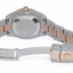 Rolex Datejust 18k RG/Steel Diamond Bezel Purple Dial 31mm Watch B/P '17 178341