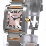 Cartier Tank Francaise 18k Rose Gold/Steel 160th Anniversary Ladies Watch 2384