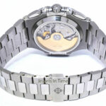 Patek Philippe Nautilus 5980 Chronograph Steel Blue Dial Watch B/P '11 5980/1A