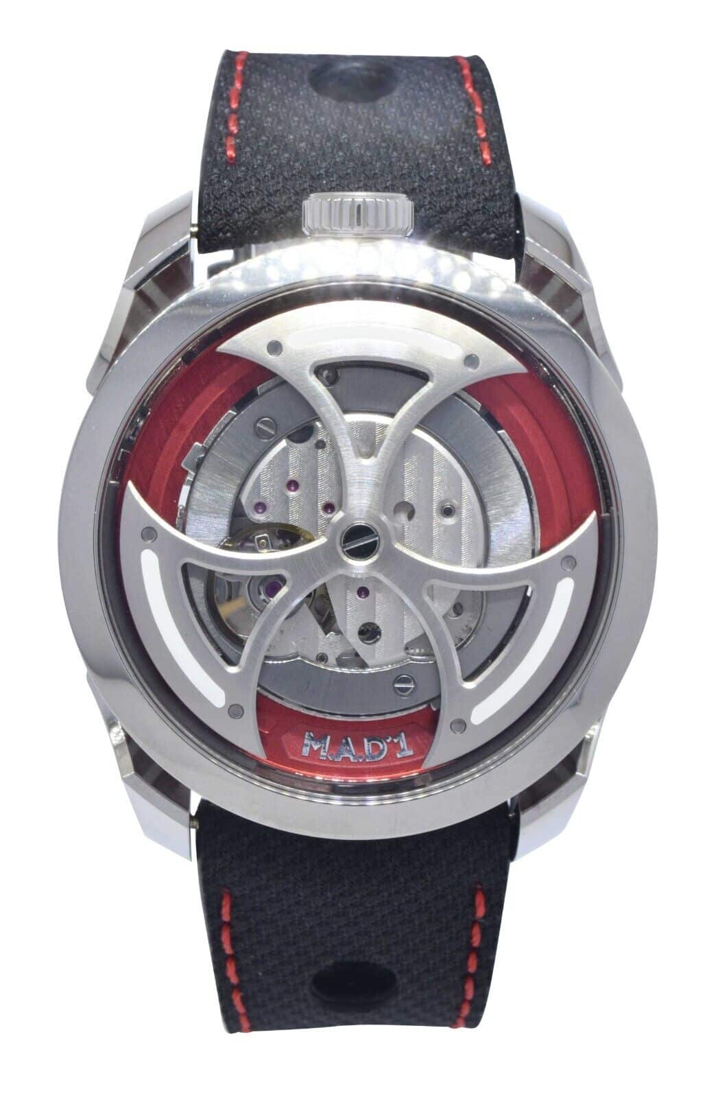 M.A.D. 1 RED by MB&F Steel Mens 42mm Automatic Watch B/P '21 MAD 1 EDITION
