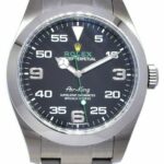 Rolex Air-King Stainless Steel Black Dial Mens 40mm Automatic Watch 116900