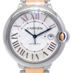 Cartier Ballon Bleu 42mm 18k Rose Gold/Steel Automatic Watch W6920095 3765