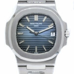 Patek Philippe Nautilus Stainless Steel Blue Dial Watch B/P '08 5711/1A-010