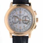 Patek Philippe 5070 18K Rose Gold Chronograph Mens Watch Box/Papers '05 5070R