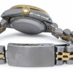 Rolex Datejust 18k Yellow Gold/Steel MOP Diamond/Emerald Ladies 26mm Watch 69173