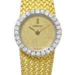 Corum Vintage 18k Yellow Gold & Diamond Ladies 19mm Manual Dress Watch 15314P129