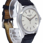 Patek Philippe Calatrava 5127 18k White Gold Mens 37mm Automatic Watch 5127G