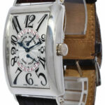 Franck Muller Long Island 18k White Gold Automatic Mens Watch +Box 1100 DS R