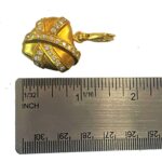 Raafiy 1.00 Ct Diamond & 14k Yellow Gold Puffed Ribbon Heart Pendant