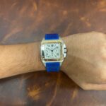 Cartier Santos 100 XL Chronograph Steel & 18k Yellow Gold Mens 41mm Watch 2740