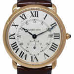 Cartier Ronde Louis 18k Rose Gold Mens 40mm Automatic Watch B/B W6801005 3680