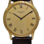 Patek Philippe Vintage Calatrava Automatic 18k Yellow Gold Mens Watch 3591J