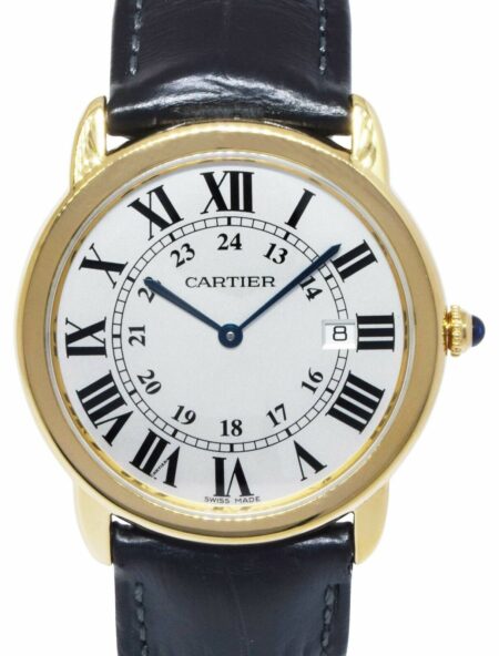 Cartier Ronde Solo 18k Yellow Gold 36mm Quartz Watch W6700455 2988