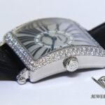 Franck Muller Master Square 18k White Gold Diamond Ladies 29mm Watch 6002 L QZ D