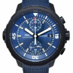 IWC Aquatimer Chronograph Edition Laureus Sport For Good Blue Dial B/P IW379507