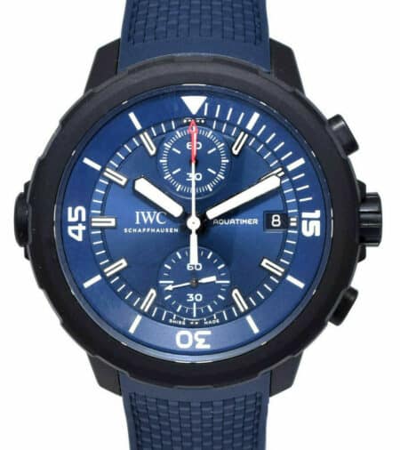 IWC Aquatimer Chronograph Edition Laureus Sport For Good Blue Dial B/P IW379507