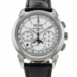 Patek Philippe Grand Complications Chronograph 18k White Gold Watch NEW 5270G