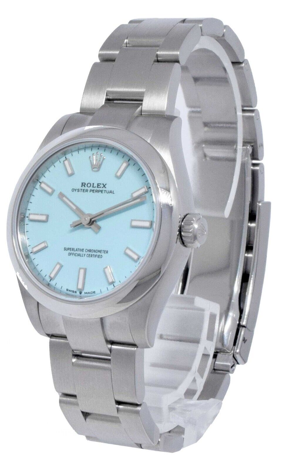 NEW Rolex Oyster Perpetual 31 Steel Blue Dial Mens Watch Box/Papers '20 277200