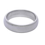 Tiffany & Co. Platinum 6mm Wedding Band Ring Size 10.5