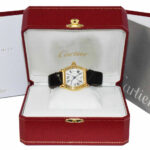 Cartier Roadster Date 18k Yellow Gold Mens Automatic Watch On Strap B/P 2524