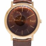 Piaget Altiplano 18k Rose Gold Mens Limited Mechanical Wind 40mm Watch GAO34113