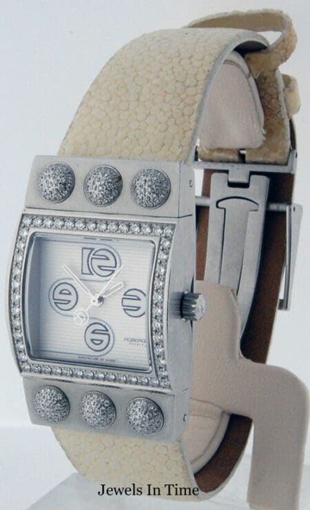 Roberge Ladies Stainless Steel & Diamond Corvus Watch
